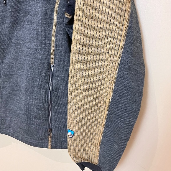 Kuhl Wool Blend Full Zip Jacket - Men's Size M - Gray - Picture 3 of 9